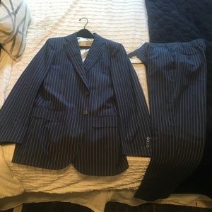 Suit Supply Beautiful Navy PinStripe Suit